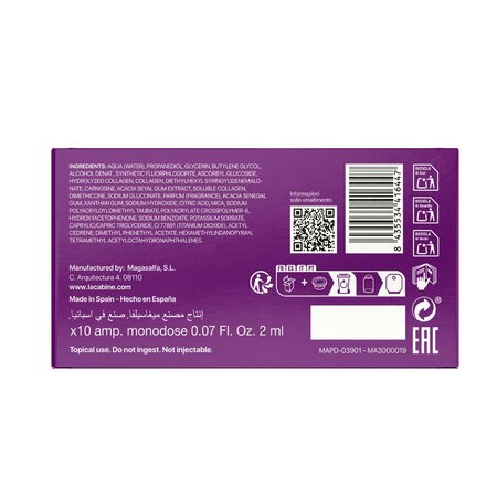 Fiole cu colagen si vitamina C pentru fermitate Advanced 30% Collagen Complex, 10 x 2 ml, La Cabine 799537