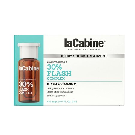 Fiole cu vitamina C pentru luminozitate Advanced 30% Flash Complex, 10 x 2 ml, La Cabine 799556