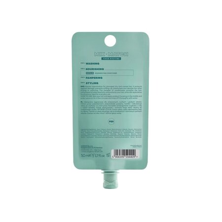 Balsam regenerant cu pantenol pentru par deteriorat Repair, 50 ml, Hairmate 799616