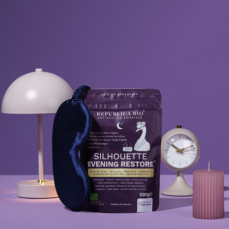 Pudra functionala ecologica fara gluten Silhouette Evening Restore, 200 g, Republica Bio 807781