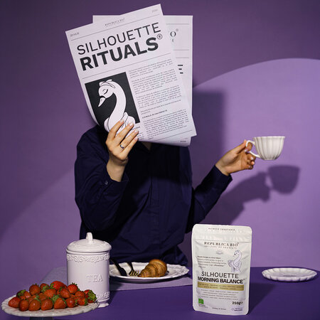 Pudra functionala ecologica fara gluten Silhouette Morning Balance, 250 g, Republica Bio 807795