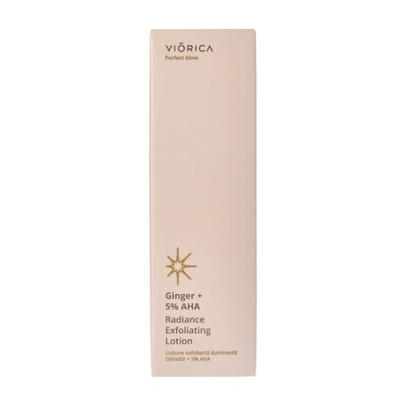 Lotiune exfolianta si iluminatoare cu ghimbir si 5% AHA Perfect Glow, 150 ml, Viorica 799780