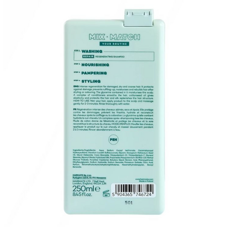 Sampon pentru par deteriorat si uscat Repair, 250 ml, Hairmate 799784