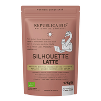 Pudra functionala ecologica fara gluten Silhouette Latte, 175 g, Republica Bio