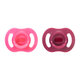 Suzete ortodontice UltraLight, Roz/Mov, 6-18 luni, 2 bucati, Tommee Tippee 799810