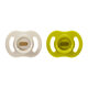 Suzete ortodontice UltraLight, Bej/Verde, 6-18 luni, 2 bucati, Tommee Tippee 799821