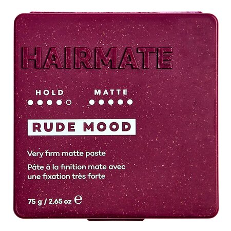 Pasta modelatoare pentru par cu fixare puternica Rude Mood, 75 g, Hairmate