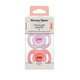 Suzete ortodontice UltraLight, Roz/Mov, 0-6 luni, 2 bucati, Tommee Tippee 799875