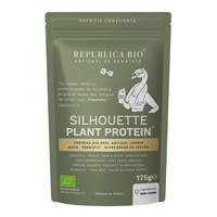 Pudra functionala ecologica fara gluten Silhouette Plant Protein, 175 g, Republica Bio