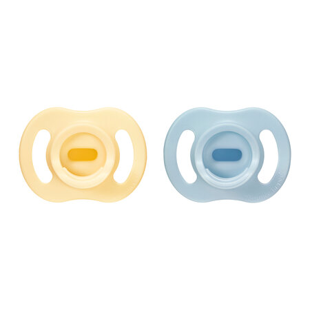 Suzete ortodontice UltraLight, Galben/Albastru, 0-6 luni, 2 bucati, Tommee Tippee 799913