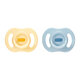 Suzete ortodontice UltraLight, Galben/Albastru, 0-6 luni, 2 bucati, Tommee Tippee 799913