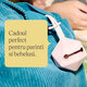 Set suzeta Ultra Light 0-6 luni + Suport pentru suzeta + Inel de dentitie 3 luni+, Roz, Tommee Tippee 799994