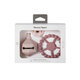 Set suzeta Ultra Light 0-6 luni + Suport pentru suzeta + Inel de dentitie 3 luni+, Roz, Tommee Tippee 799997