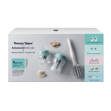 Kit biberoane nou-nascut Advanced Natural Start, +0 luni, Tommee Tippee 800009