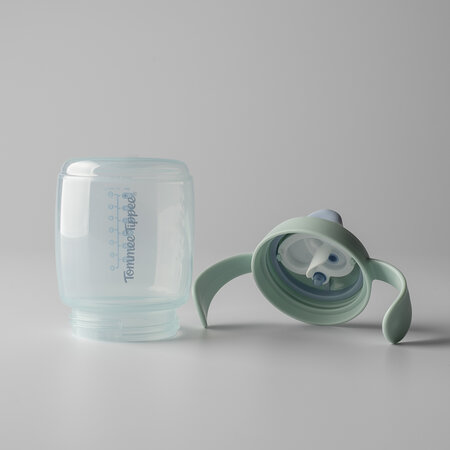 Cana de antrenament cu capac, Verde, +6 luni, 240 ml, Tommee Tippee 800312