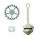 Set suzeta Ultra Light 0-6 luni + Suport pentru suzeta + Inel de dentitie 3 luni+, Verde, Tommee Tippee 799970