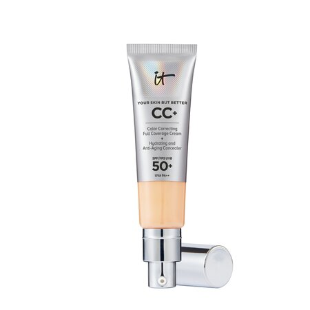 Crema colorata corectoare cu SPF 50+ CC+, Light Medium, 32 ml, It Cosmetics