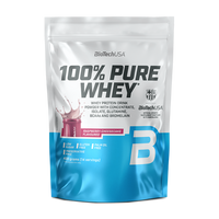 Shake proteic 100% Pure Whey, Raspberry Cheesecake, 400 g, BioTechUSA