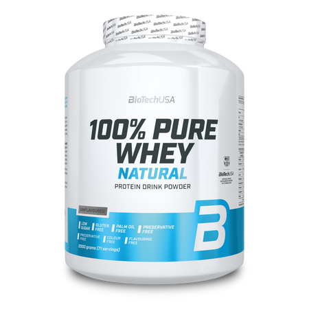 BIOTECHUSA 100% PURE WHEY 2000 GR NON-FLAVORED