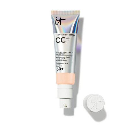 Crema colorata iluminatoare cu SPF 40+ Nude Glow CC+, Fair Baige, 32 ml, It Cosmetics