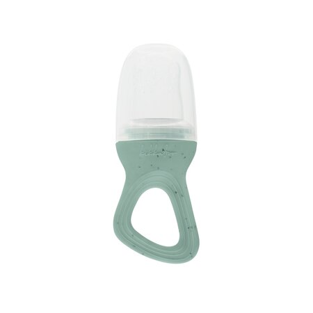 Dispozitiv din silicon pentru hranire Platinum, Sage Green, +6 luni, 1 bucata, Kikka Boo 800473