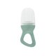 Dispozitiv din silicon pentru hranire Platinum, Sage Green, +6 luni, 1 bucata, Kikka Boo 800473