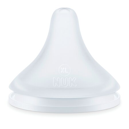 Set tetina din silicon flux XL Perfect Match, +6 luni, 2 bucati, NUK 800282