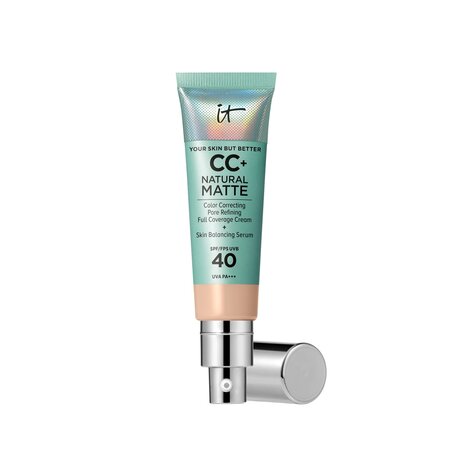 Crema coloranta matifianta pentru fata cu SPF 40+ CC+, Fair Light, 32 ml, It Cosmetics