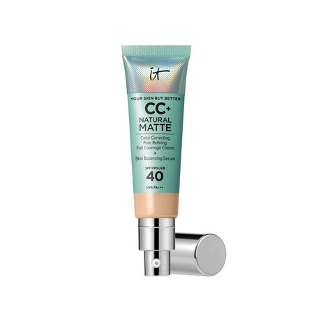 Crema coloranta matifianta pentru fata cu SPF 40+ CC+, Light, 32 ml, It Cosmetics