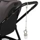 Lantisor din silicon pentru suzeta Platinum, Sand, +0 luni, 1 bucata, Kikka Boo 800493