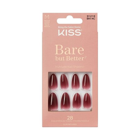 Unghii false Bare But Better Chemistry, 28 bucati, Kiss