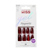 Unghii false Gel Fantasy Magnetic, BeatBelles, 28 bucati, Kiss