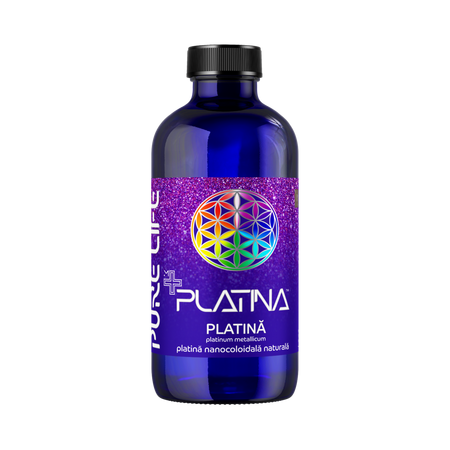 Hidrosolutie cu platina Minerals+, 240 ml, Pure Life