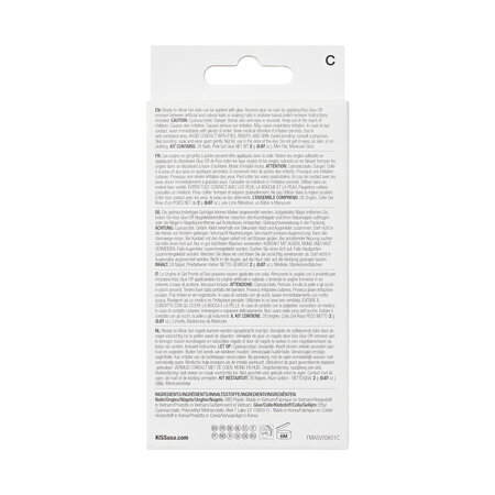 Unghii false Gel Fantasy Magnetic, Dial Me, 28 bucati, Kiss 800578