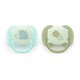 Set suzete fosforescente Ultra Soft Avent, Verde, 0-6 luni, SCF094/01, 2 bucati, Philips 800658