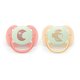 Set suzete fosforescente Ultra Soft Avent, 0-6 luni, SCF094/02, 2 bucati, Philips 801532