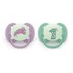Set suzete fosforescente Ultra Soft Avent, Wild, 6-18 luni, 2 bucati, Philips 800686