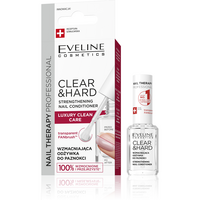 Tratament pentru intarirea unghiilor Clear & Hard, 12 ml, Eveline Cosmetics