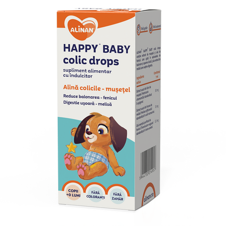 Happy Baby colic drops Alinan, 50 ml, Fiterman Pharma