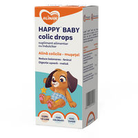 Happy Baby colic drops Alinan, + 0 luni, 50 ml, Fiterman Pharma