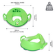 Reductor toaleta pentru copii My Little Trainer Sea, Dinosaur, My Carry Potty 800874