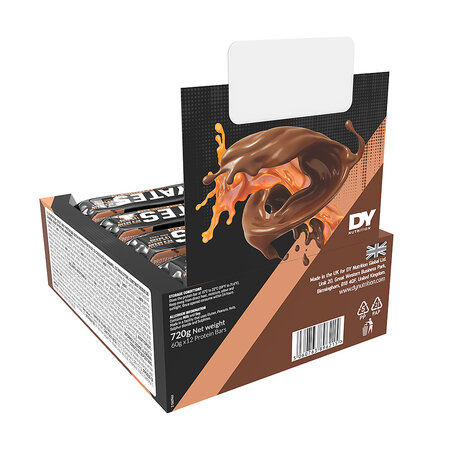 Baton proteic Yates Bar, Chocolate Brownie Caramel, 60 g, Dy Nutrition 806274