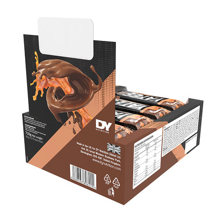 Baton proteic Yates Bar, Chocolate Brownie Caramel, 60 g, Dy Nutrition 806273