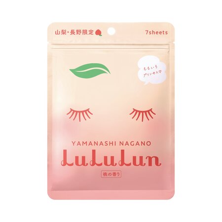 Masca de fata cu piersica Yamanashi, 7 buc, LuLuLun