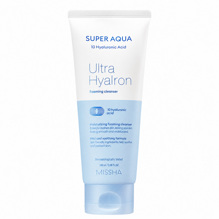 Spuma de curatare ultra hidratanta Super Aqua, 100 ml, Missha