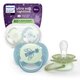 Set suzete fosforescente Ultra Soft Avent, Leaf, +18 luni, SCF094/05, Philips 800978