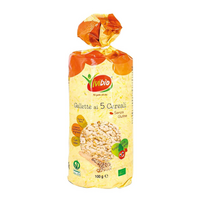 Rondele Bio cu 5 cereale fara gluten, 100 g, ViviBio