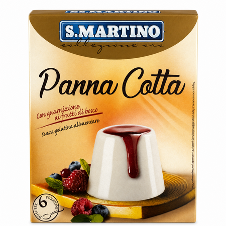 Mix pentru Pamma Cotta fara gluten cu fructe de padure, 105 g, S.Maritimo