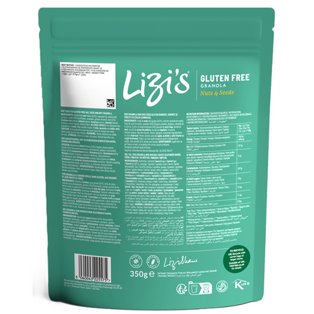 Granola fara gluten cu Nuci si Seminte, 350 g, Lizis 801664