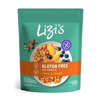 Granola fara gluten cu Nuci si Seminte, 350 g, Lizis